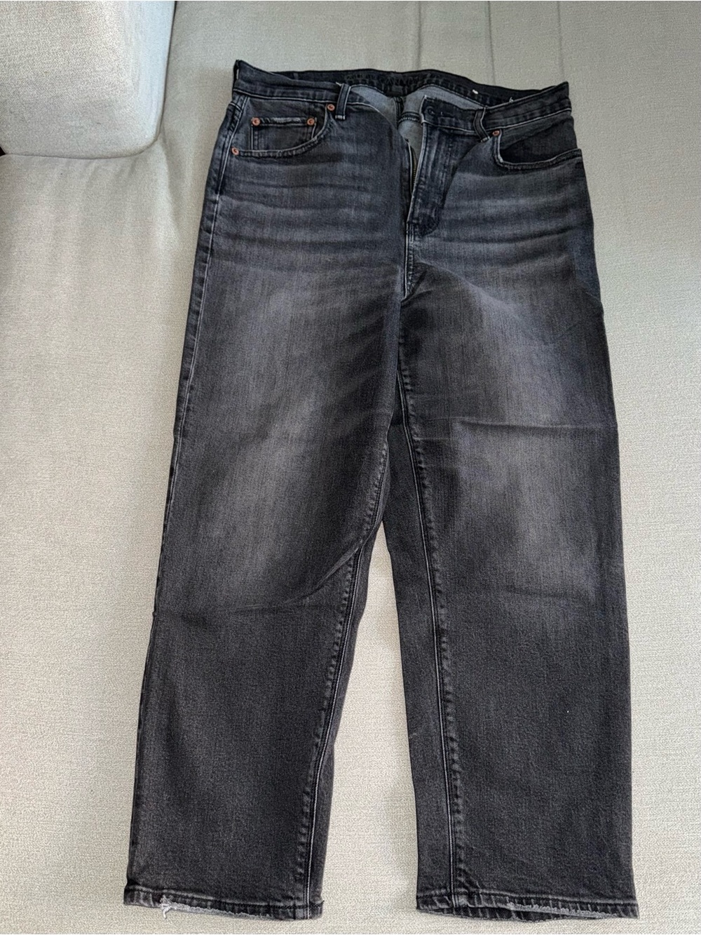 American Eagle Outfitters Women’s Stretch 90’s Boyfriend Washed Black Jeans